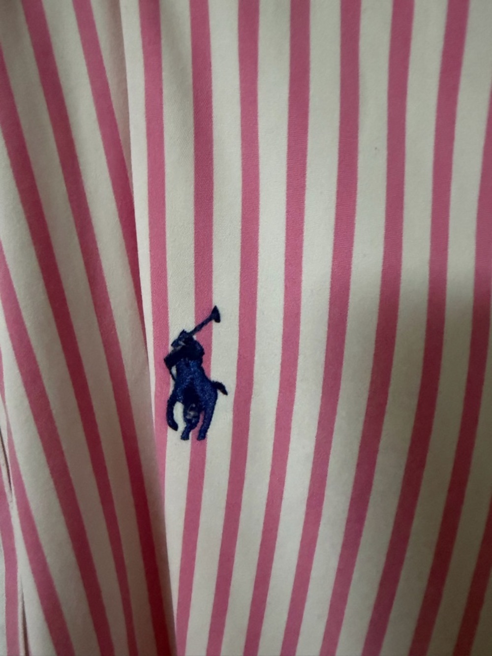 Ralph Lauren Pink & White Striped Dress Shirt - women - Picture 3 of 4
